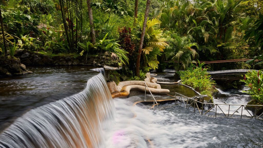 Best hot springs in La Fortuna, Costa Rica near Arenal Volcano